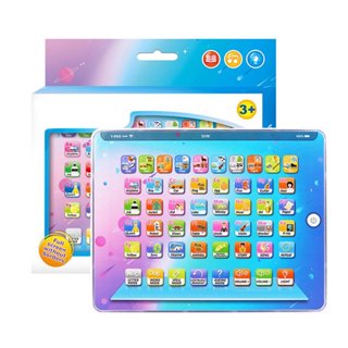 LNGOOR Kids Tablet/Toddler Learning Pad with LED Screen Teach