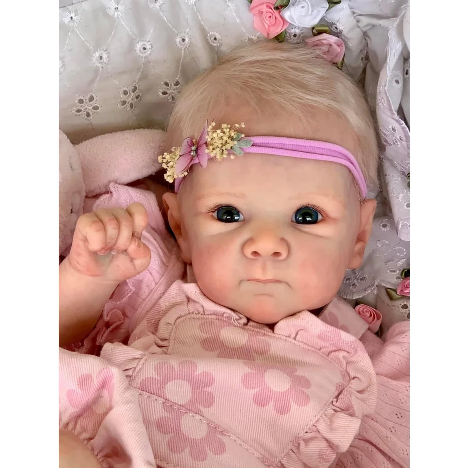 18inch Lifelike Reborn Baby Dolls Reborn Toddler Soft Cloth Body Doll  Hand-Realistic Newborn Baby Doll