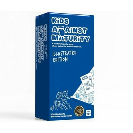 Kids Against Maturity Card Game Illustrated Edition