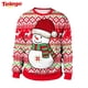 thumbnail image 3 of Ropa De Navidad Mujer casual Suelto top Europeo Y Americano 2022 Nuevo Día Manga Larga Cuello Redondo Christm, 3 of 3