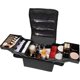 thumbnail image 2 of maleta para maquillaje，cosmetiquera grande，estuche de maquillaje profesional，neceser maquillaje，caja de maquillaje，Estuche Organizador Belleza，Estuche de maquillaje portátil，impermeable,（negro）, 2 of 4