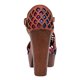 thumbnail image 3 of Sandalia con Tacon Exterior Piel Color Café RBCOLLECTION 102185, 3 of 3