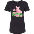 thumbnail image 3 of Inktastic Watermelon Piggy Women's T-Shirt, 3 of 5