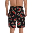 thumbnail image 3 of Kdxio Watermelon Print Mens Sleep Shorts Bottoms Soft Comfy Pajama Wear Pants with Drawstring Pockets, 3 of 7