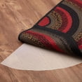 thumbnail image 4 of VHC Brands Cumberland Rustic Rug, Cozy Natural & Dyed Jute Kitchen or Entryway Non Slip Floor Mat, Oval with Pad 60x96, 4 of 11