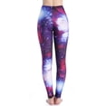 thumbnail image 5 of SAYFUT Women's Seamless Stretchy Leggings Workout Training Yoga Pants Full Length Galaxy Star Printed Knit Casual Trousers, 5 of 5