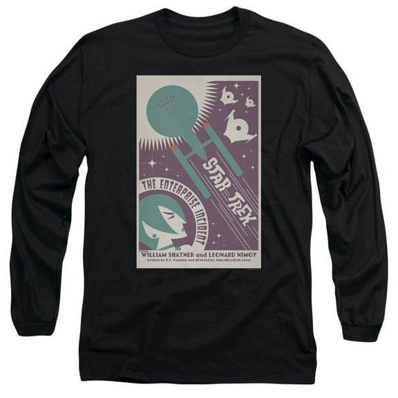 Star Trek Tos Episode 57 Adult 18/1 T-Shirt Black