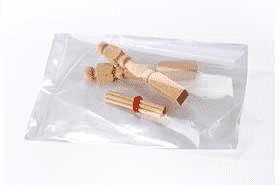 Clear Layflat Poly Bags 1.5 mil, 2 X 12 inches - Case of 1000 Bags