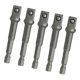 thumbnail image 1 of Juego de 5 adaptadores de extensión de enchufe a taladro, vástago hexagonal de 1/4 de pulgada para 375 mm, 1 of 9