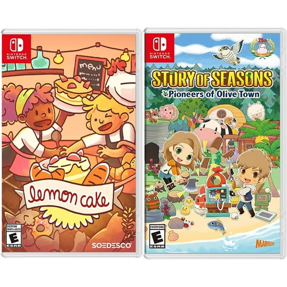 Lemon Cake - Nintendo Switch and Story of Seasons: Pioneers of Olive Town - Nintendo Switch Bundle