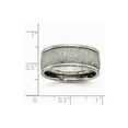thumbnail image 6 of Titanium Polished 9mm Textured Rounded Edge Ring Size: 12; for Adults and Teens; for Women and Men, 6 of 6