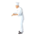 thumbnail image 1 of Figurillas cocinero Kits de construcción Diorama tren ferrocarril Chef Blanco 3 Sunnimix Figuras de muñecas en miniatura, 1 of 8