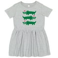 thumbnail image 3 of Inktastic Alligator Crocodile Reptile Girls Toddler Dress, 3 of 5