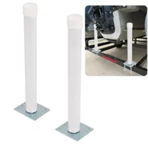 Kojem 2pcs 18" Boat Trailer Guide for Ski Boat Fishing Boat or Sailboat Trailer Silvery Steel Heavy Duty