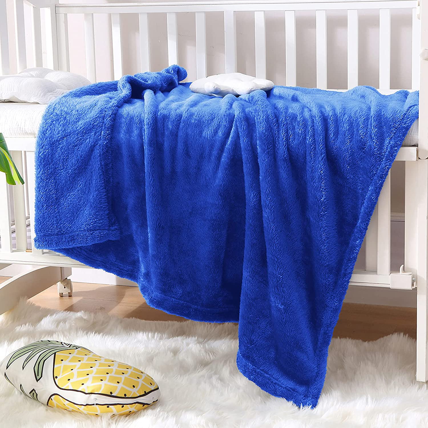 New Handmade Fluffy Quilt Soft Blanket Plaid Coverlet for Baby Newborn Children 
