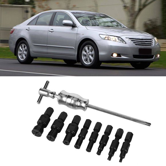 Blind Bearing Puller, 8 Collets 15.35in T-handle Slide Hammer Shaft Pilot Bearing Puller Wear-resistant And Durable For Car For Motorcycle