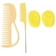thumbnail image 1 of Kit de tinte para el cabello, peine ergonómico de silicona lavable con dientes anchos para teñir el cabello, cubierta para la oreja para salón de belleza, 1 of 5