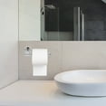 thumbnail image 2 of WHAMVOX  Bathroom Tissue Holder over The Toilet Storage Wall Mount Paper Silver, 2 of 8