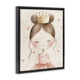 thumbnail image 2 of Stupell Industries Cottage Pink Ballerina in Crown Black Floating Frame Canvas Art, 17 x 21, by Creative Studio, 2 of 8