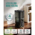 thumbnail image 2 of Humidifiers for Room Bedroom, 1.06Gal(4L) Dishwasher-Safe Tank, Top Fill & Easy to Clean, Night Light, Aroma Diffuser, Humidity Control, 12H Timer, Sleep Mode, 3 Level Mist, Home, Nursery, Black, 2 of 7
