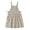 White Flower, variant on DOVACKA Cotton Linen Cross Back Pinafore Apron Dress with Pockets, Fashion for Gardening Painting Cleaning Cooking