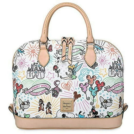 Disney Women's Sketch Satchel Bag by Dooney & Bourke, White, 1-Piece