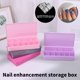 thumbnail image 2 of Caja de uñas falsa de tamaño 2 Punta de uñas Caja vacía caja de arte de uñas multicolor caja de contenedor caja de almacenamiento acrílico 11 rejillas herramienta, 2 of 8