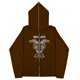 thumbnail image 3 of Sudadera con esternón oscuro europeo y americano para hombre y mujer, sudaderas con capucha góticas para pareja, sudadera de Cremallera larga de talla grande Harajuku 2023, 3 of 4