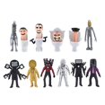 thumbnail image 1 of Skibidi Battle Action Figures Set, Horror Cartoon Movie Character Action Figure-SinKeeU, 1 of 5