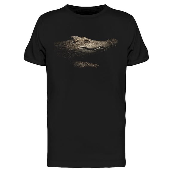 Crocodile In Dark Night Tee Men's -Image by Shutterstock