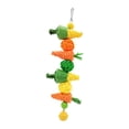 thumbnail image 4 of Jaula de Juguete para Masticar Pájaros Naturales, Maíz, Columpio, Percha, Entrenamiento, Masticar, Loro, Juguetes para Periquitos, Cacatúas, Guacamayo , Sunnimix  Juguetes para pájaros y loros, 4 of 8