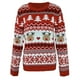 thumbnail image 4 of Suéter casual de jacquard, suéter navideño, suéter para mujer de talla grande, suéter para mujer, chaleco, suéteres para mujer de talla grande, 4 of 4
