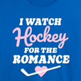 thumbnail image 2 of Instant Message - Watch Hockey for the Romance Cropped Graphic T-Shirt, 2 of 5