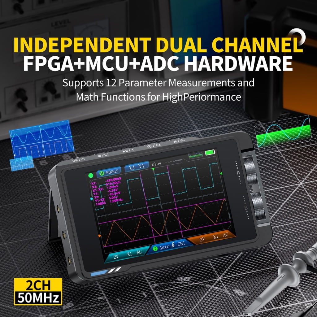 Jesscasday DS215H Oscilloscope Electronic Repair Tool for Engineers and DIY Enthusiasts