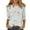Mint Green, variant on Leidass Women's Floral Print Casual Blouse Soft Pink 3/4 Sleeve Tops Comfortable Loose Fit Spring Summer Shirt Black L
