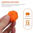 thumbnail image 3 of Miangastore Simulation Pumpkin Props Orange Foam 50Pcs 1.38x1.38x0.98In, 3 of 9