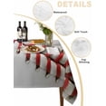 thumbnail image 3 of Baseball Tablecloth Rectangle Table Cloths 54x108, Waterproof Tablecloth Outdoor Table Cloth, Red White Texture Sports Ball Minimalist Washable Table Cover for Kitchen Dinning Party, 3 of 8