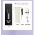 thumbnail image 6 of Cordless Hair Straightener Brush, Straightening Brush for Women, Touch ups on-The-go Styling Hot Comb with Negative Ion, Lightweight & Mini Travel, USB Rechargeable, Purple, 6 of 6
