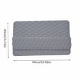 thumbnail image 3 of Xecvkr Bathroom Floor Mats Memory Foam Bathroom Mat 40x60 cm Absorbent Floor Mat Shower Doorway Wipe Foot Mat Drying Bath Rug Non-Slip Gray White, 3 of 7