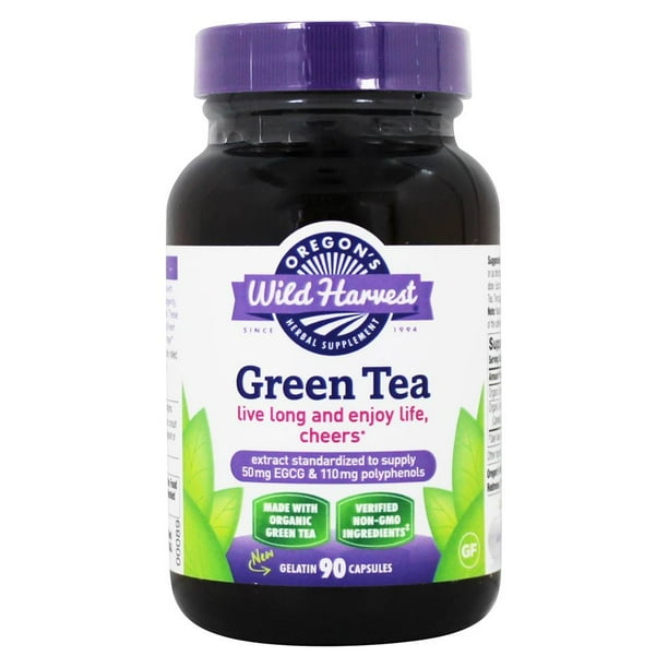 Oregon's Wild Harvest Green Tea 90 Capsules