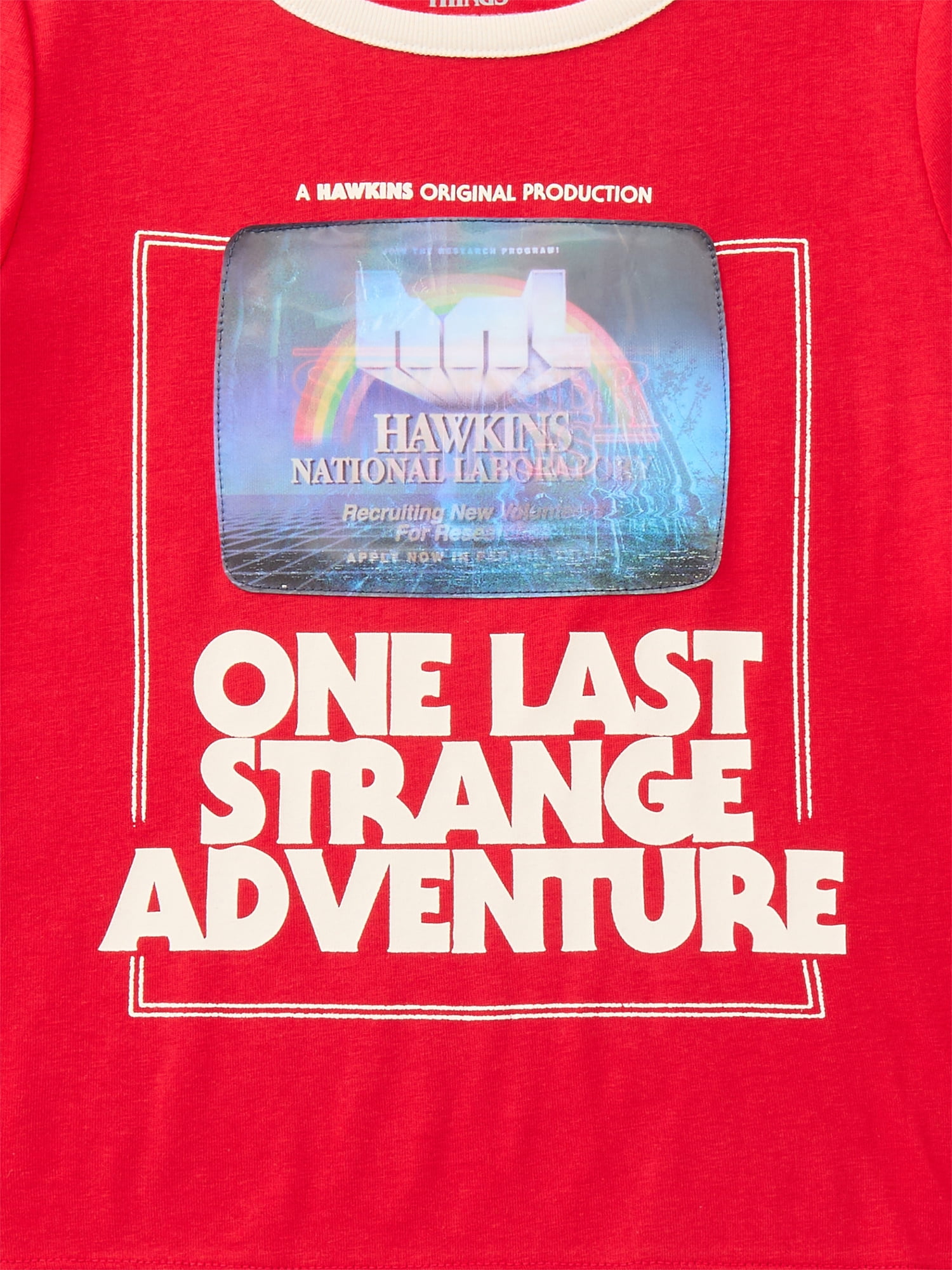 Netflix Stranger Things Girls Graphic Tee with Long Sleeves, Sizes 4-16