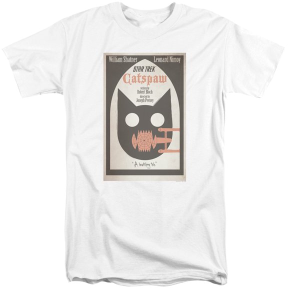 Star Trek Tos Episode 36 Adult Tall T-Shirt 18/1 T-Shirt White