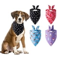 thumbnail image 5 of Bandanas para perros 4 piezas; Pañuelo para perros de algodón suave, para uso diario, pañuelos para perros para niños, lavable, 5 of 5
