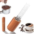 thumbnail image 4 of New Arrivals Espresso Coffee Stirrer, 8 Needles Stirrer with Natural Wood Handle,A, 4 of 10