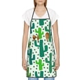 thumbnail image 3 of Pofeuu Cactus 1 Print Aprons with Pockets, Cute Aprons for Kitchen, Cooking, Server, Barber, Chef Apron, 3 of 7