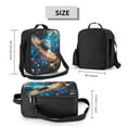 thumbnail image 2 of Honeii Colorful Planet Universe Print Insulated Lunch Bag, Reusable Lunch Box for Adult, Leakproof Cooler Bag for Work Office Travel Picnic, 2 of 7