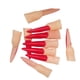 thumbnail image 5 of Yuarrent 10 piezas de uñas postizas, juguete para uñas, mano de obra fina aterradora, superficie lisa, accesorio de Cosplay, práctico para usar, Kits de decoración para fiestas rojo Yuarrent HA043415-02, 5 of 6