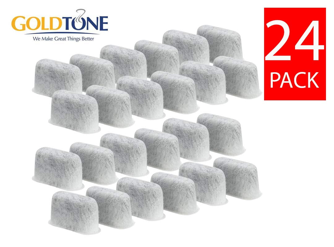 GoldTone Brand Activated Carbon Water Filters fits Cuisinart Coffee Makers and Brewers. Replaces your Cuisinart Charcoal Water Filters and Cuisinart Water Filters (24 Water Filters)