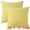 Yellow, variant on Unique Bargains Solid Couch Sofa Chenille Throw Decorative Pillow Covers (2 Count) Beige 16" x 16"