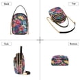 thumbnail image 3 of FORMRS Crossbody Bag for Women Quilted Travel Shoulder Cell Phone Purse with Chain Strap Handbag, Ethereal Floral Harmony, 3 of 7